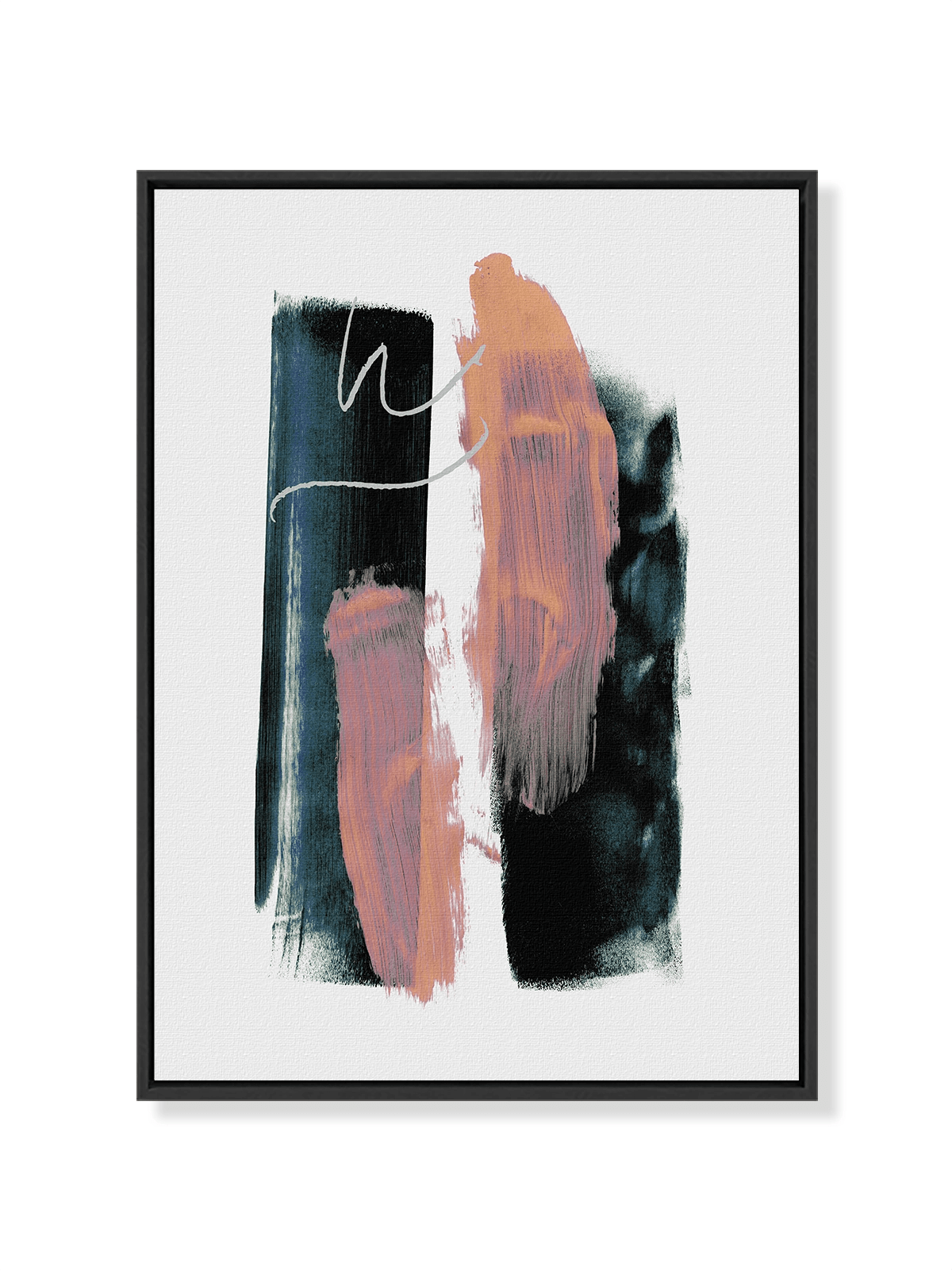 Abstract Brush Strokes 3X - Lámina de Mareike Böhmer - Decora tu casa en Nomadart