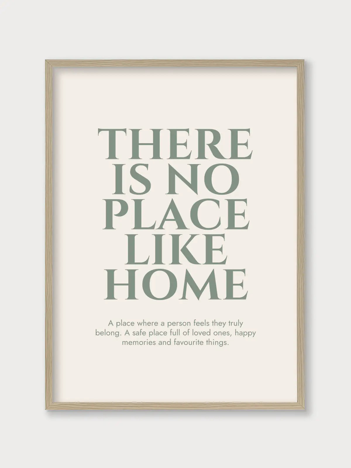 There is no Place Like Home