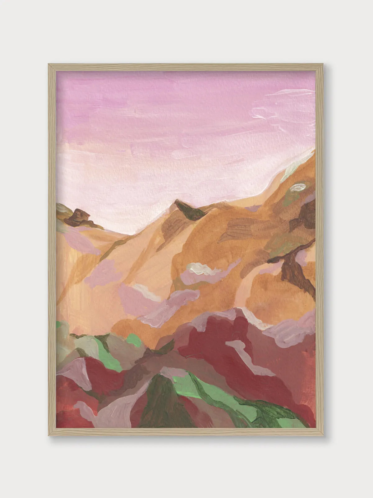 Pink Sunset II - Nomadart