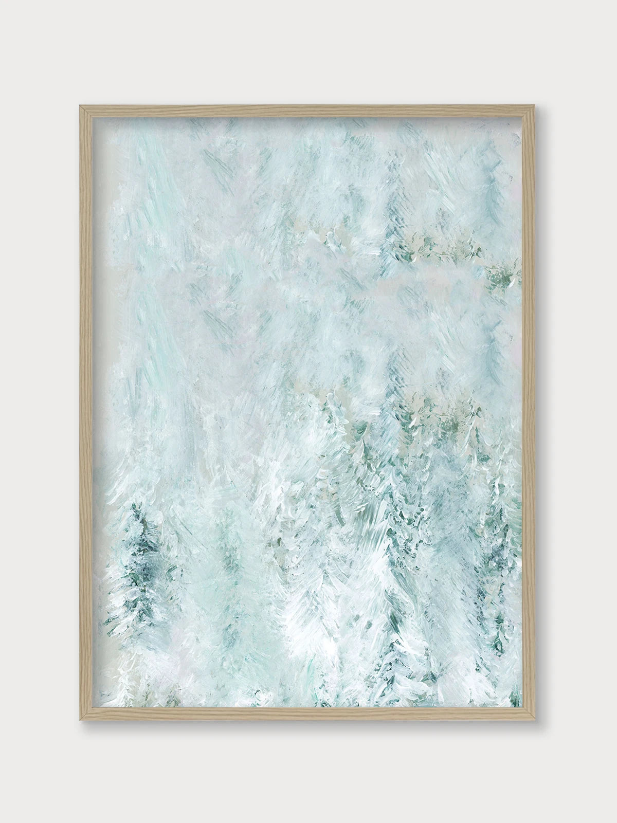 Winter White Forest Scene I