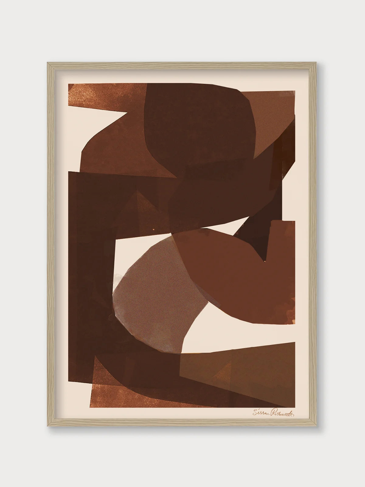 Brown Shapes - Nomadart