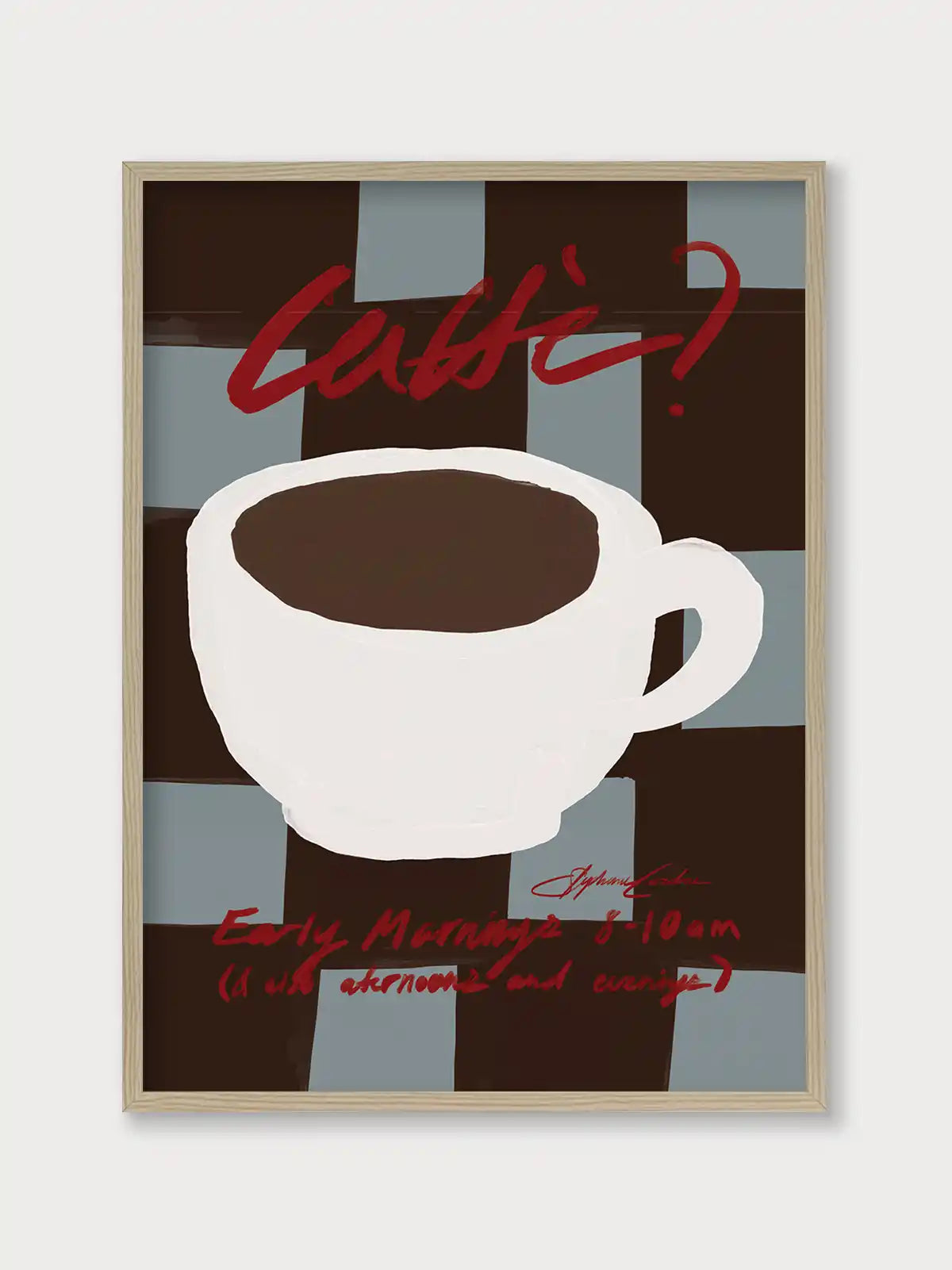 Caffè Checkered - Nomadart
