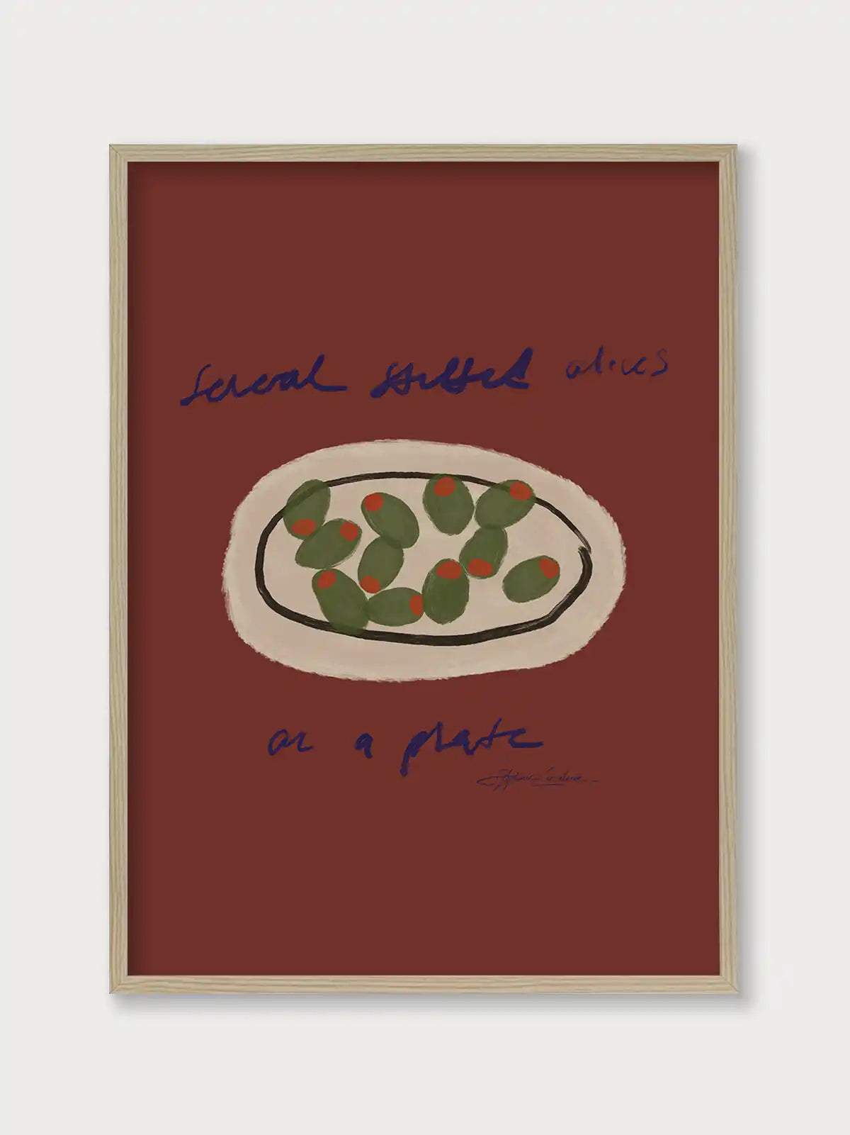 Several Stuffed Olives - Nomadart