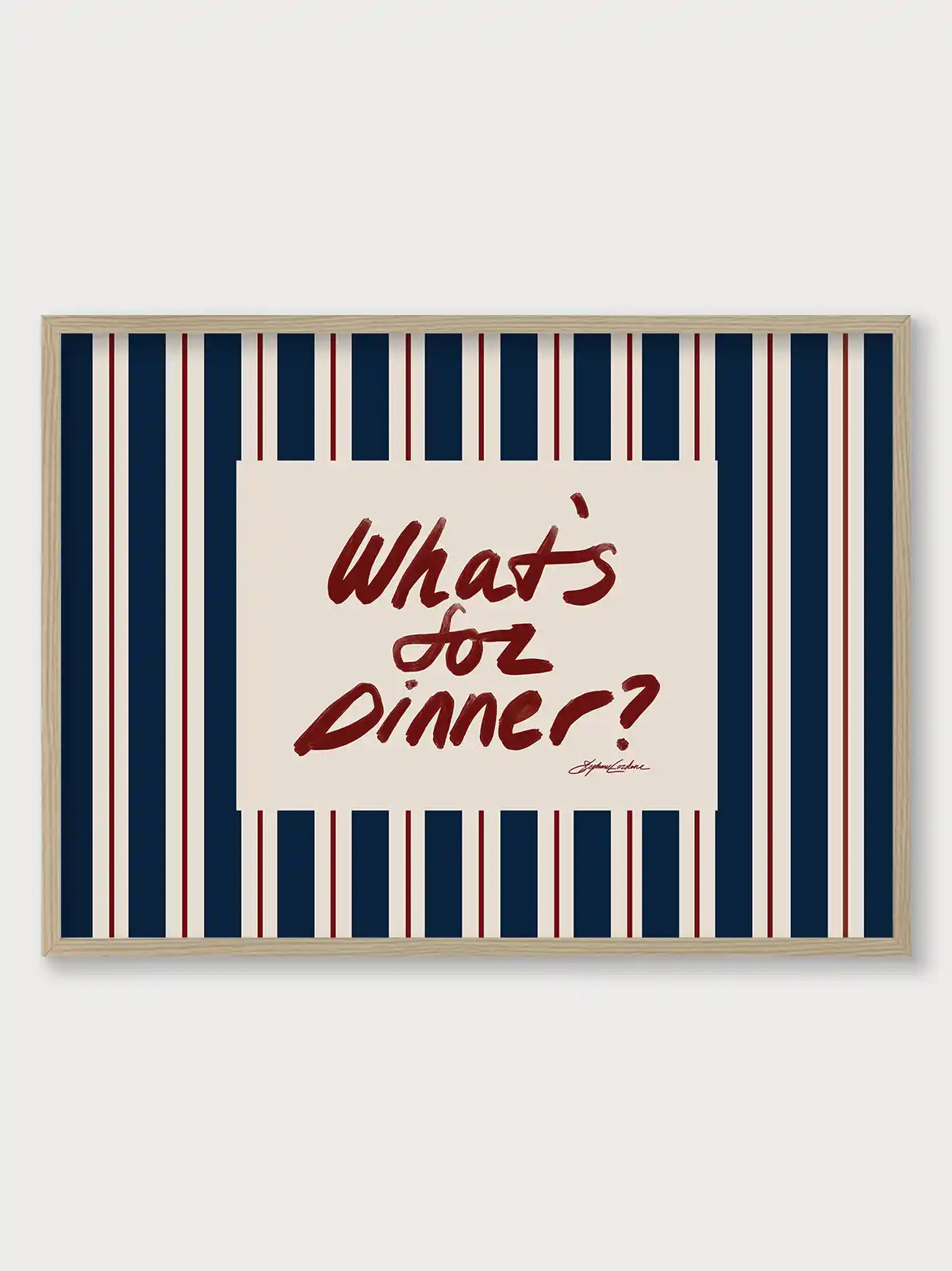 What's for Dinner - Nomadart