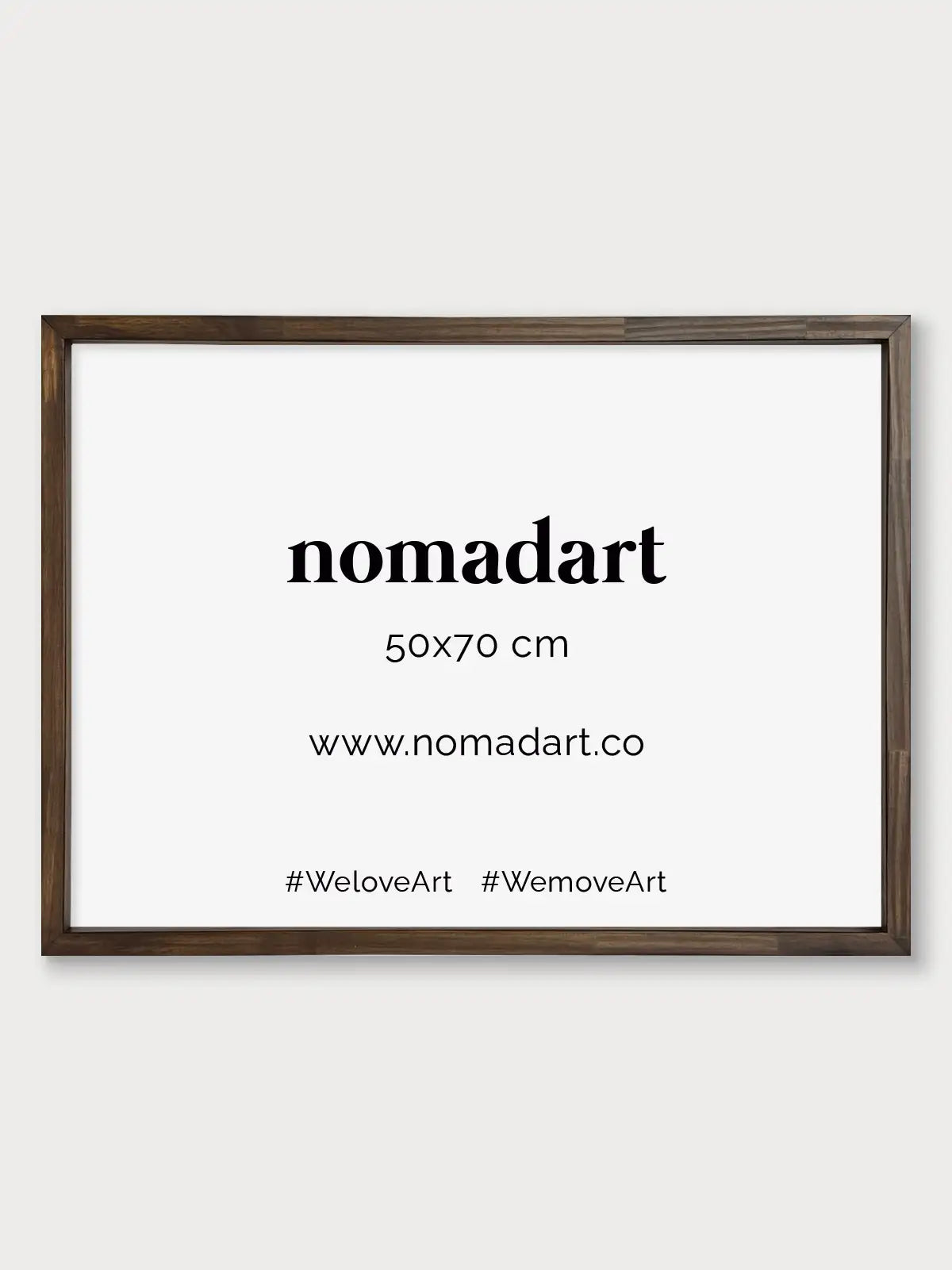 Marco a la tiza Nogal - Nomadart