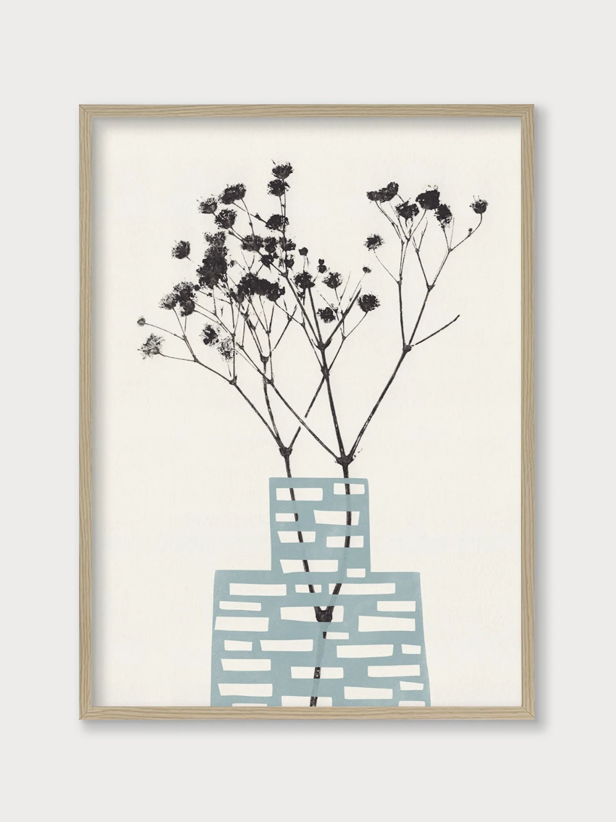 Gypsophila in a Blue Vase