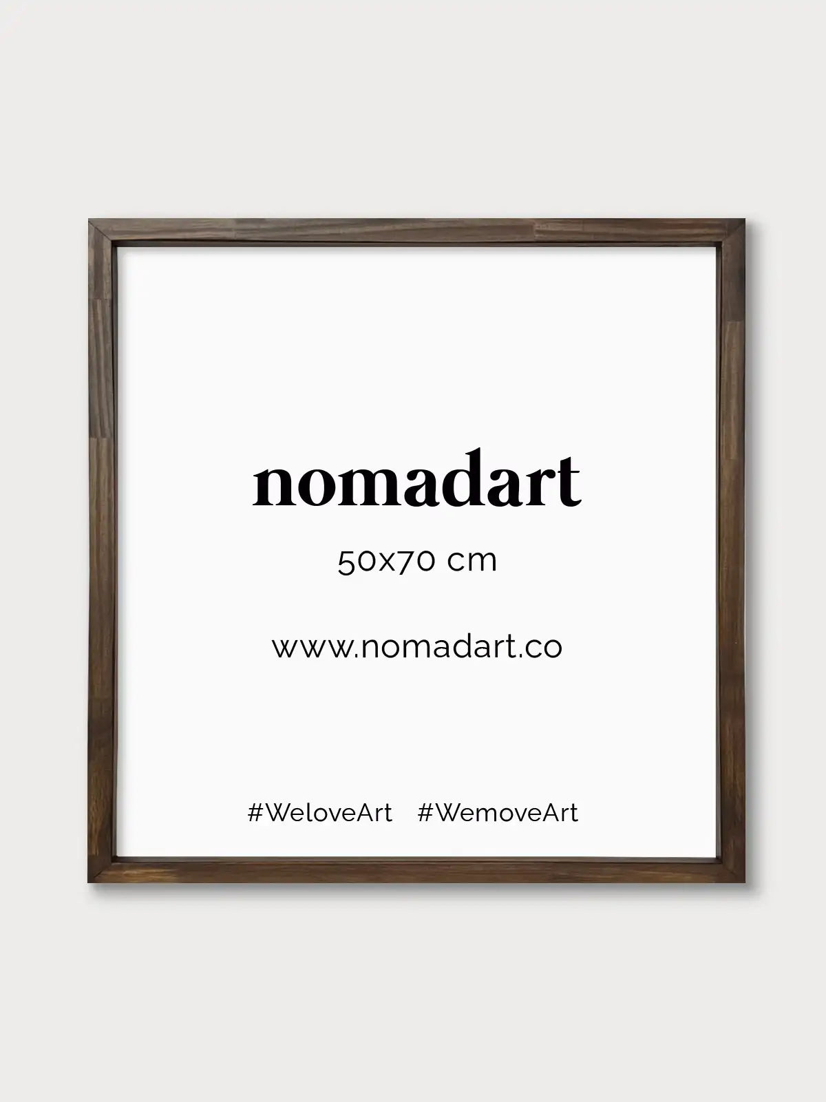 Marco a la tiza Nogal - Nomadart