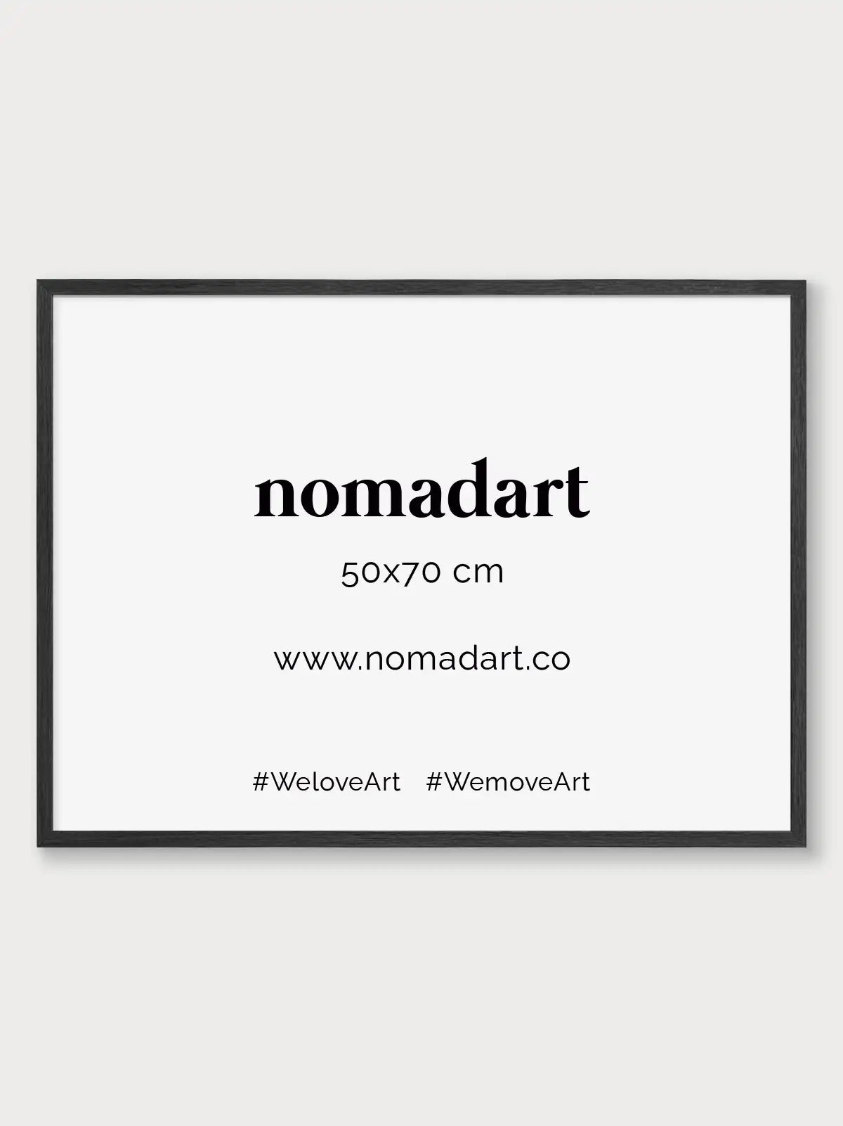 Marco de madera Negro - Nomadart