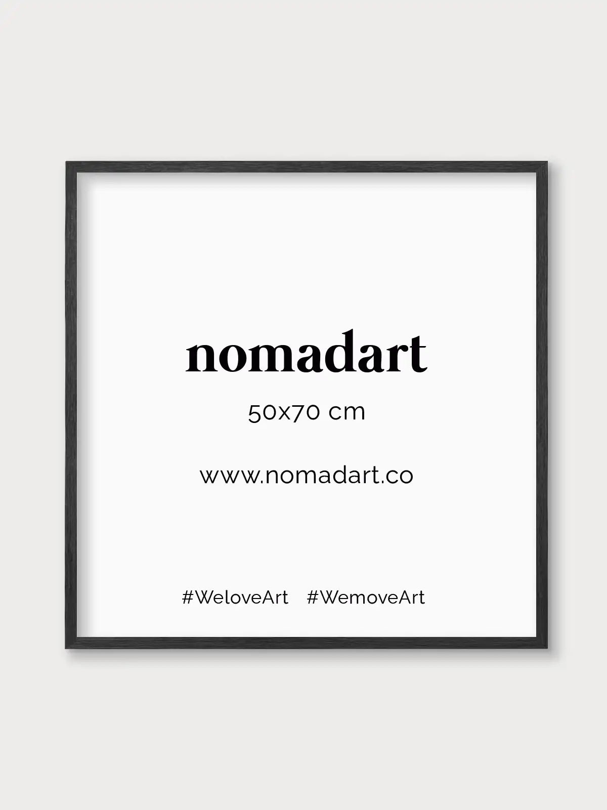 Marco de madera Negro - Nomadart
