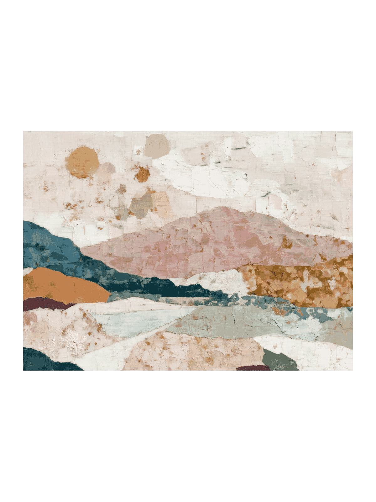 Old Mountain Landscape