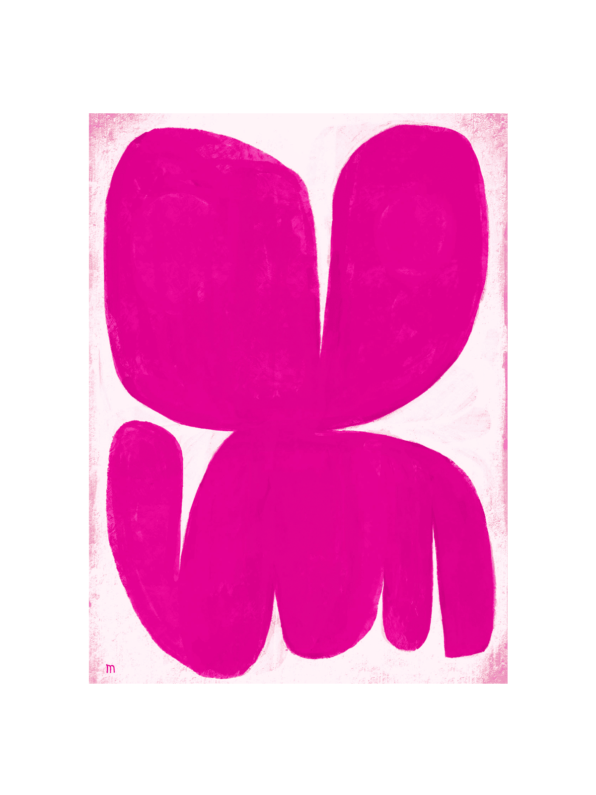 Vivid Magenta Butterfly II
