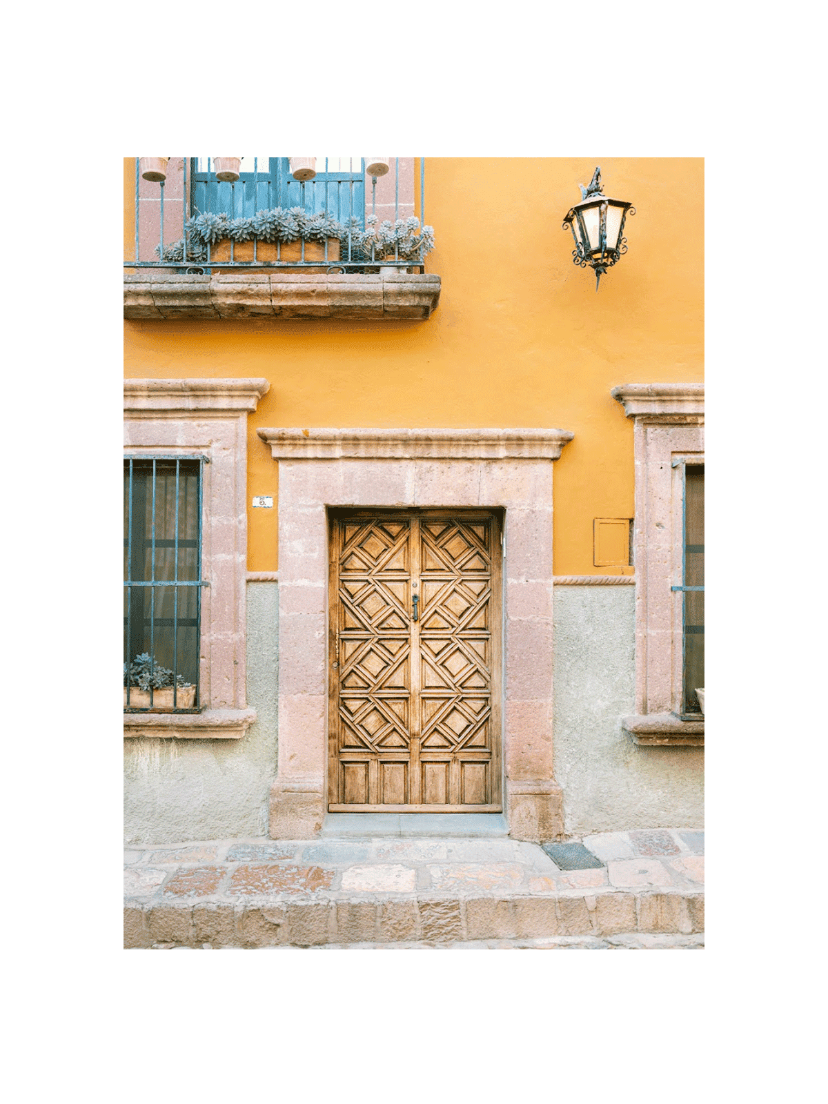 Orange and Turquoise San Miguel de Allende