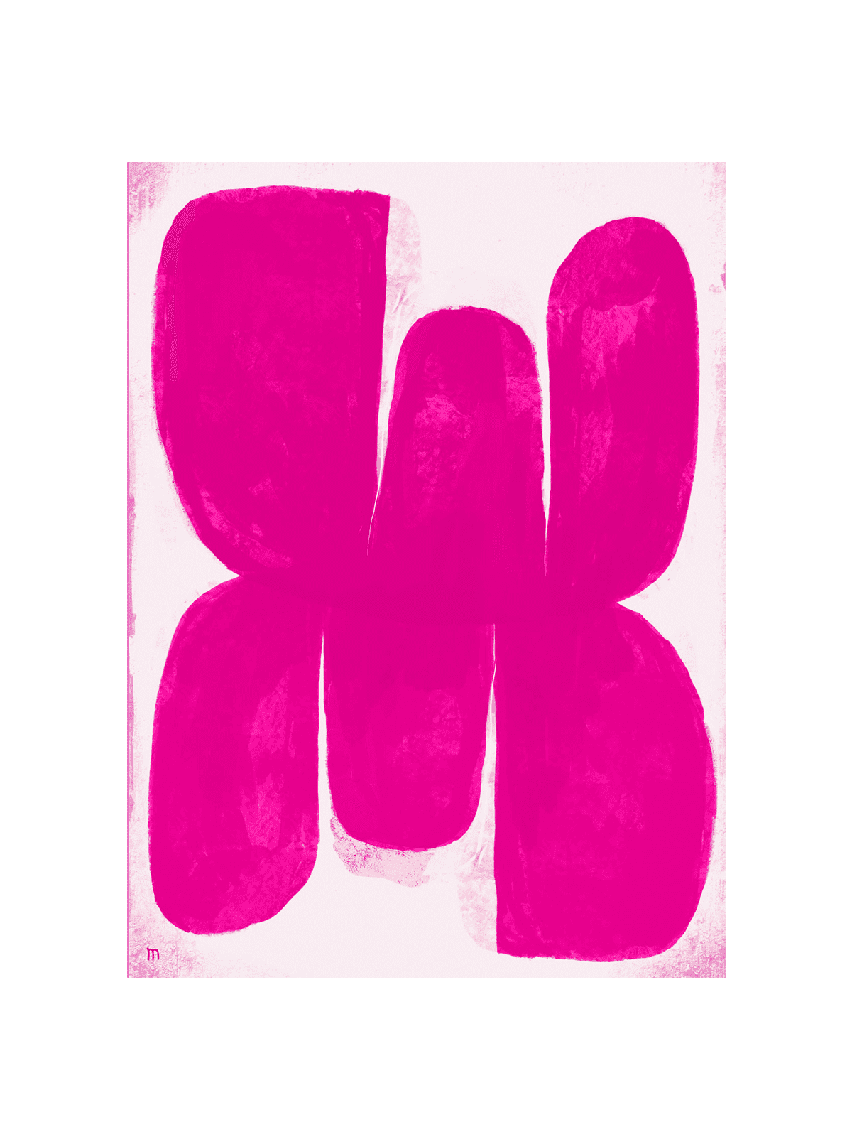 Vivid Magenta Butterfly I
