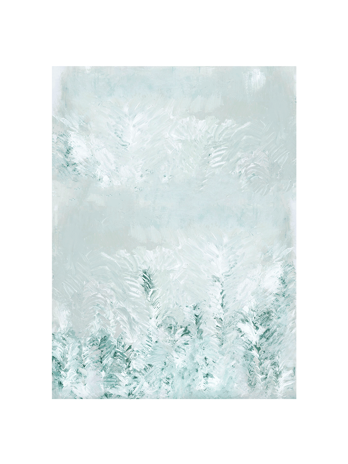 Winter White Forest Scene II