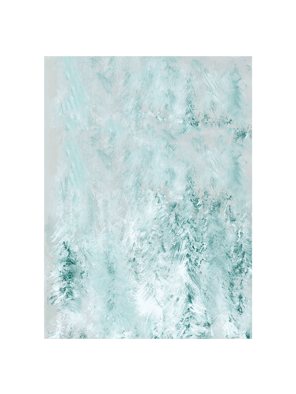 Winter White Forest Scene I