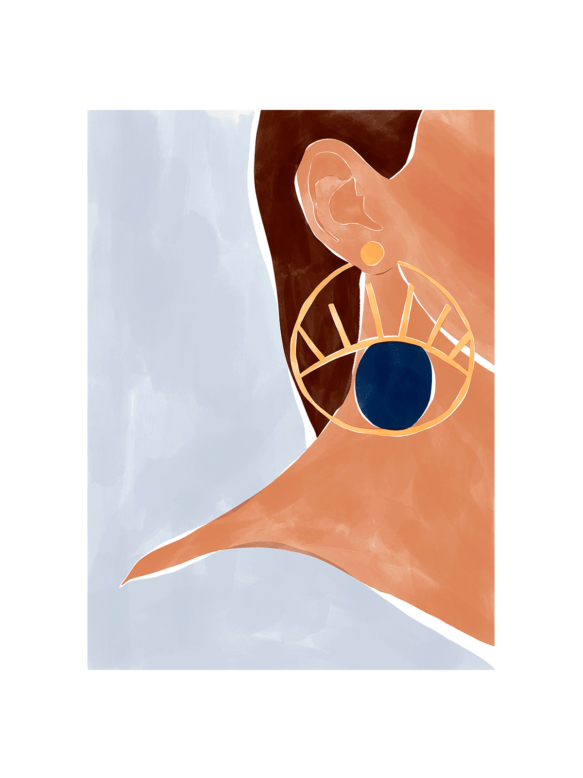 Evil Eye Earring