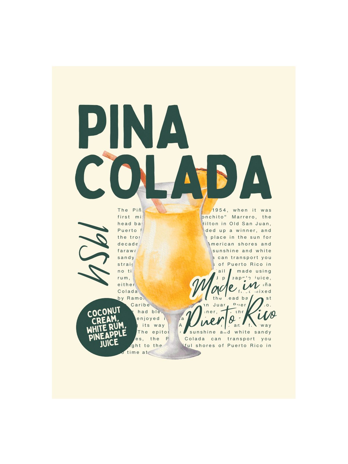 Retro Pina Colada