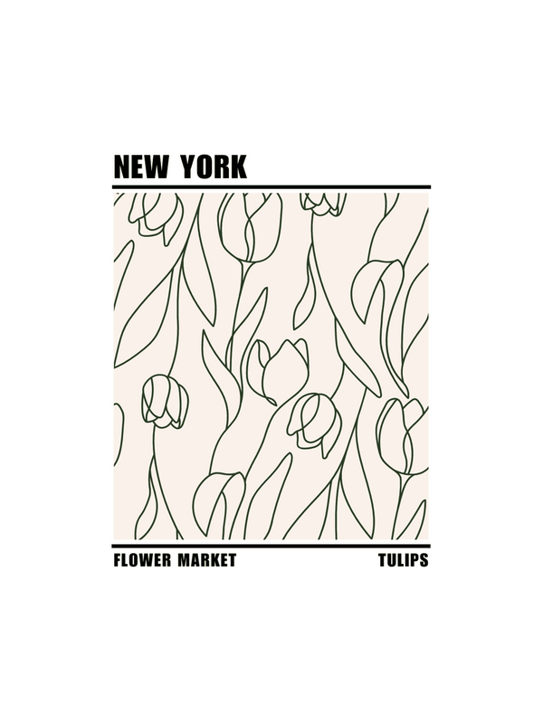 New York Tulips Flower Market