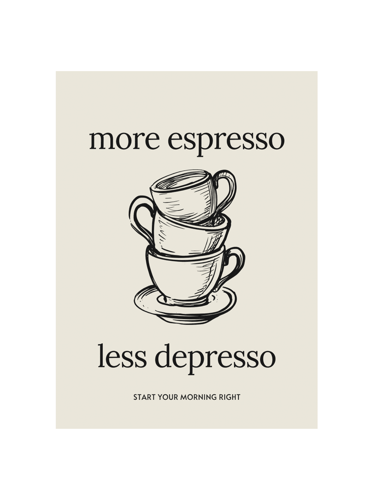 More Espresso, Less Depresso