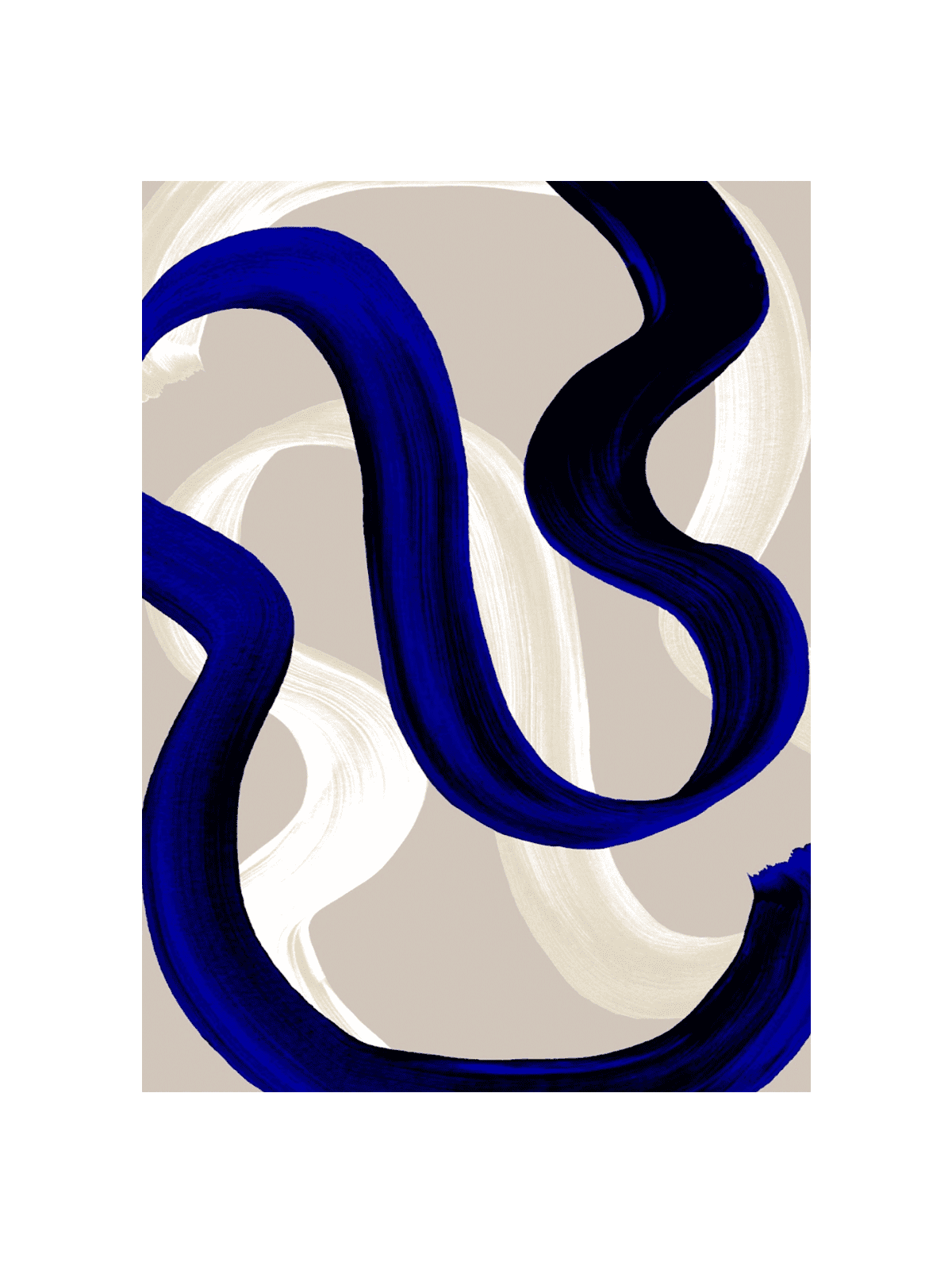 Abstract Brush Strokes 80