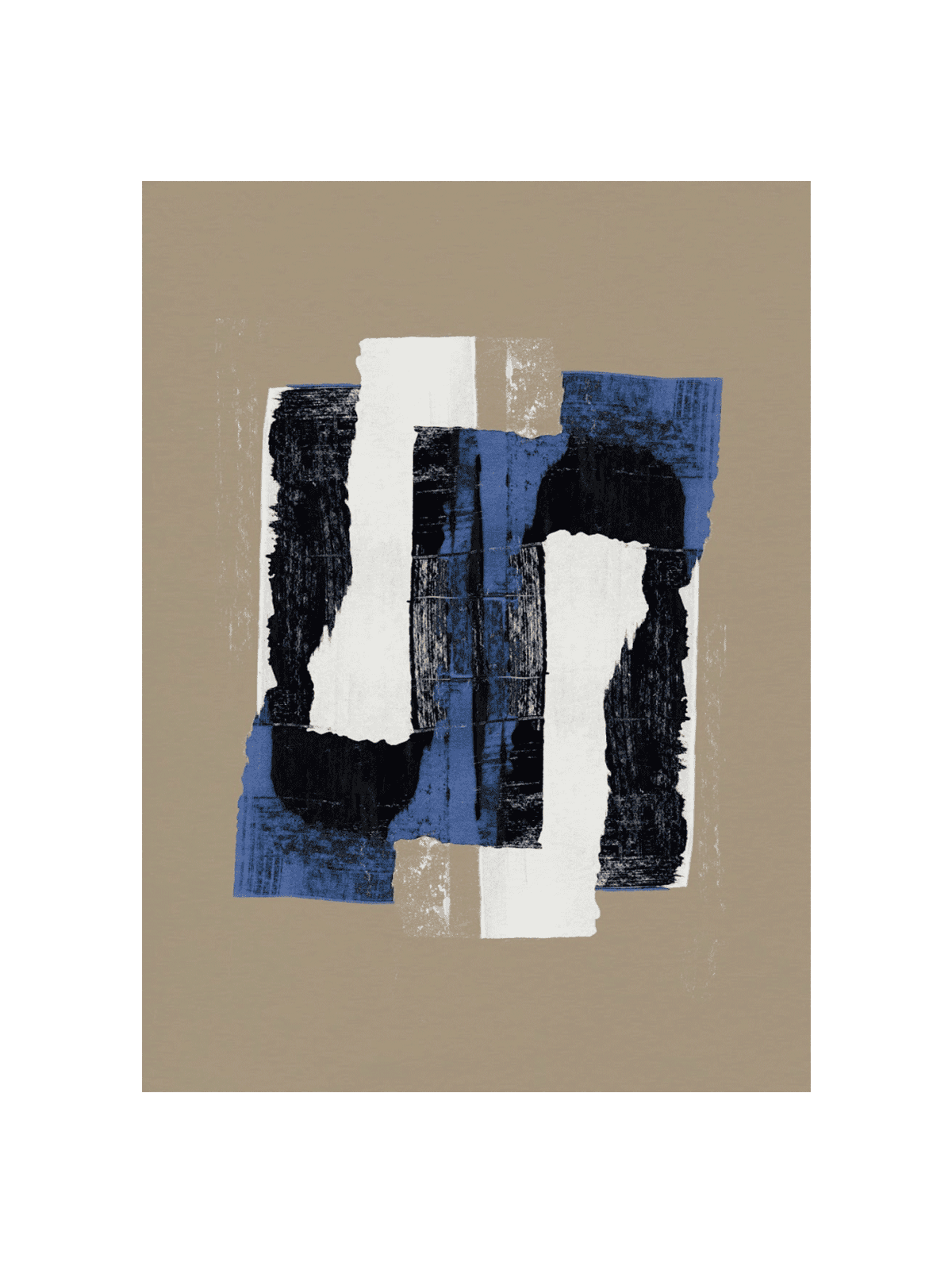 Abstract Brush Strokes 71X