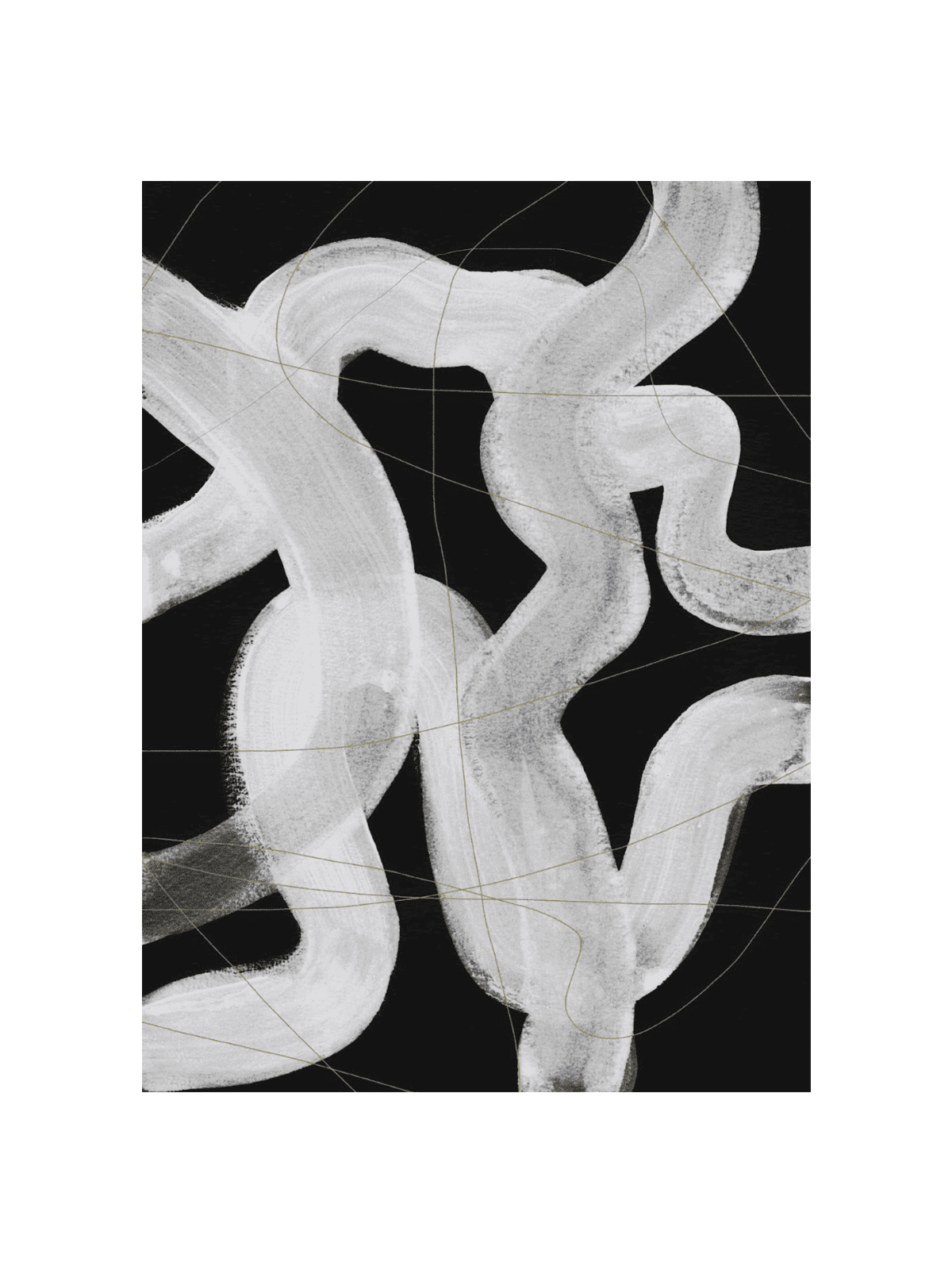Abstract Brush Strokes 65Z