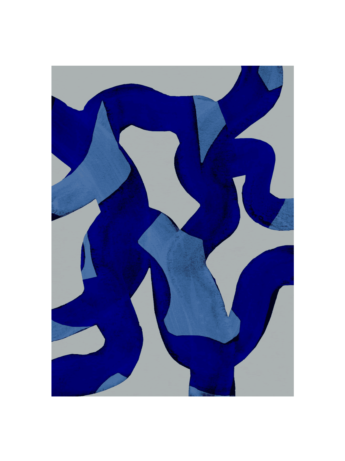 Abstract Brush Strokes 65X