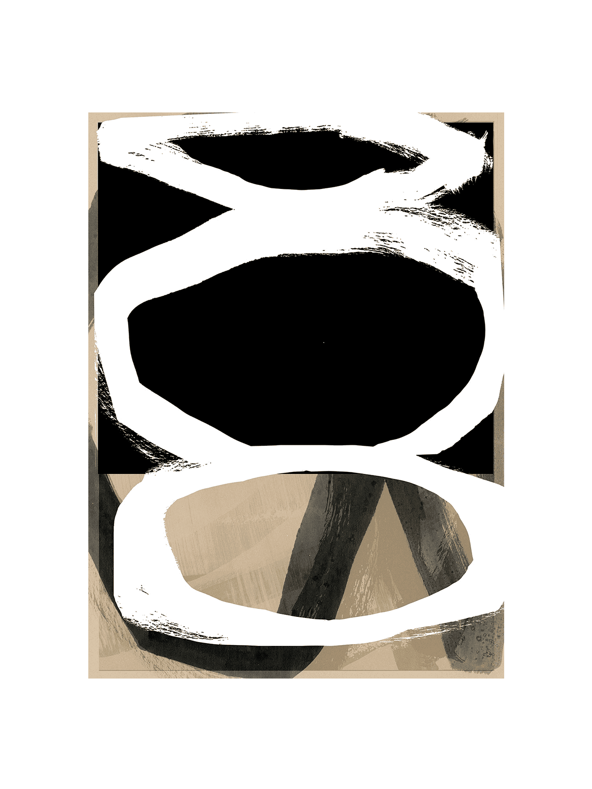 Bold Black on White I