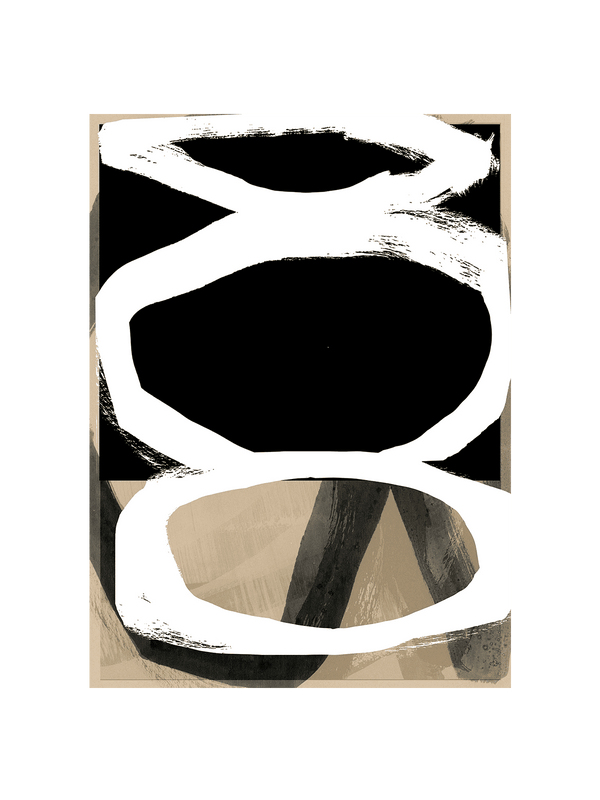Bold Black on White I