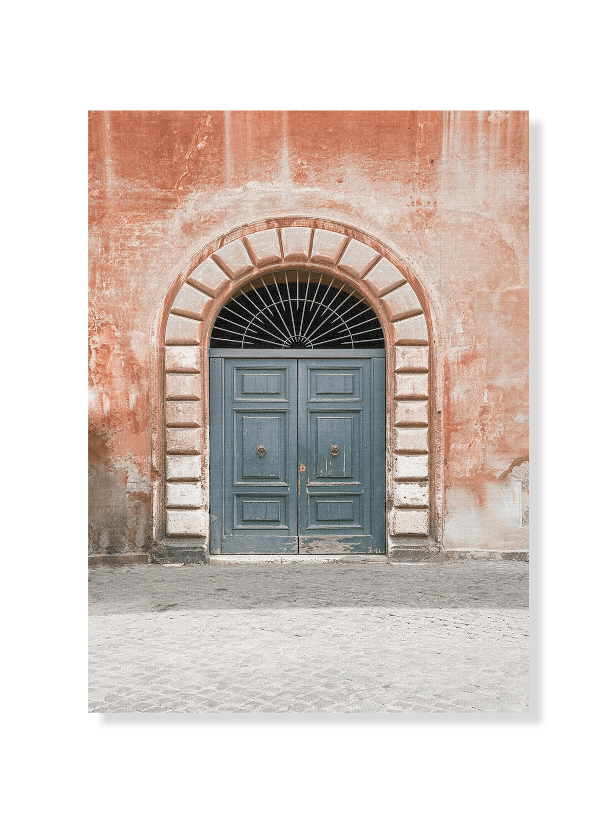 Blue Door in Rome - Lámina de Henrike Schenk - Decora tu casa en Nomadart