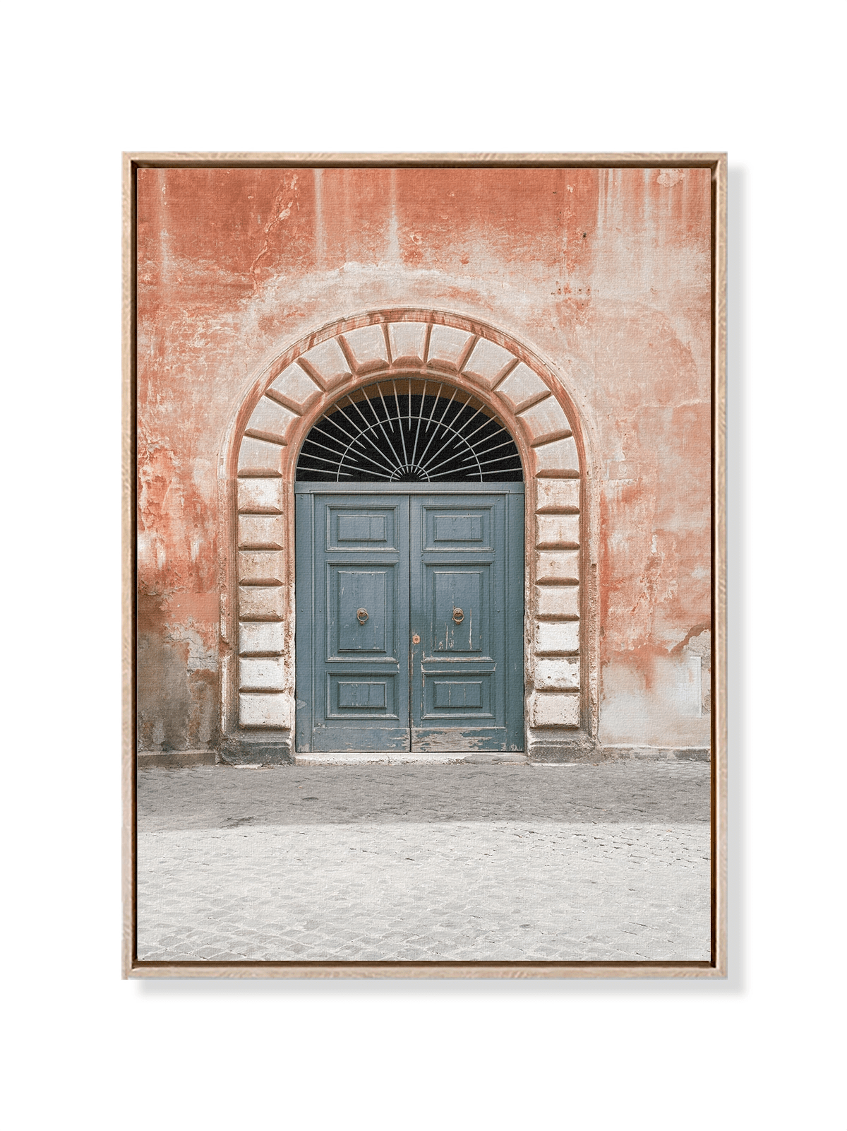 Blue Door in Rome - Lámina de Henrike Schenk - Decora tu casa en Nomadart