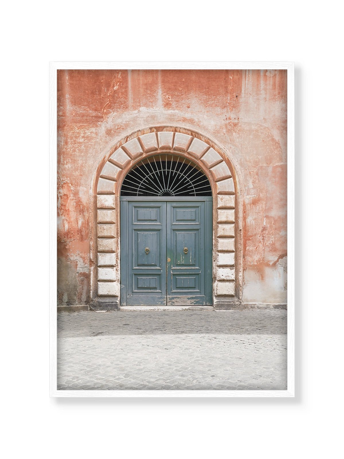 Blue Door in Rome - Lámina de Henrike Schenk - Decora tu casa en Nomadart