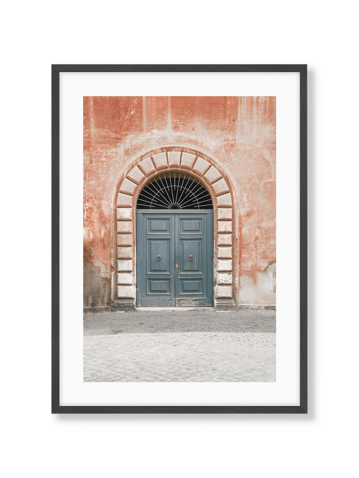 Blue Door in Rome - Lámina de Henrike Schenk - Decora tu casa en Nomadart