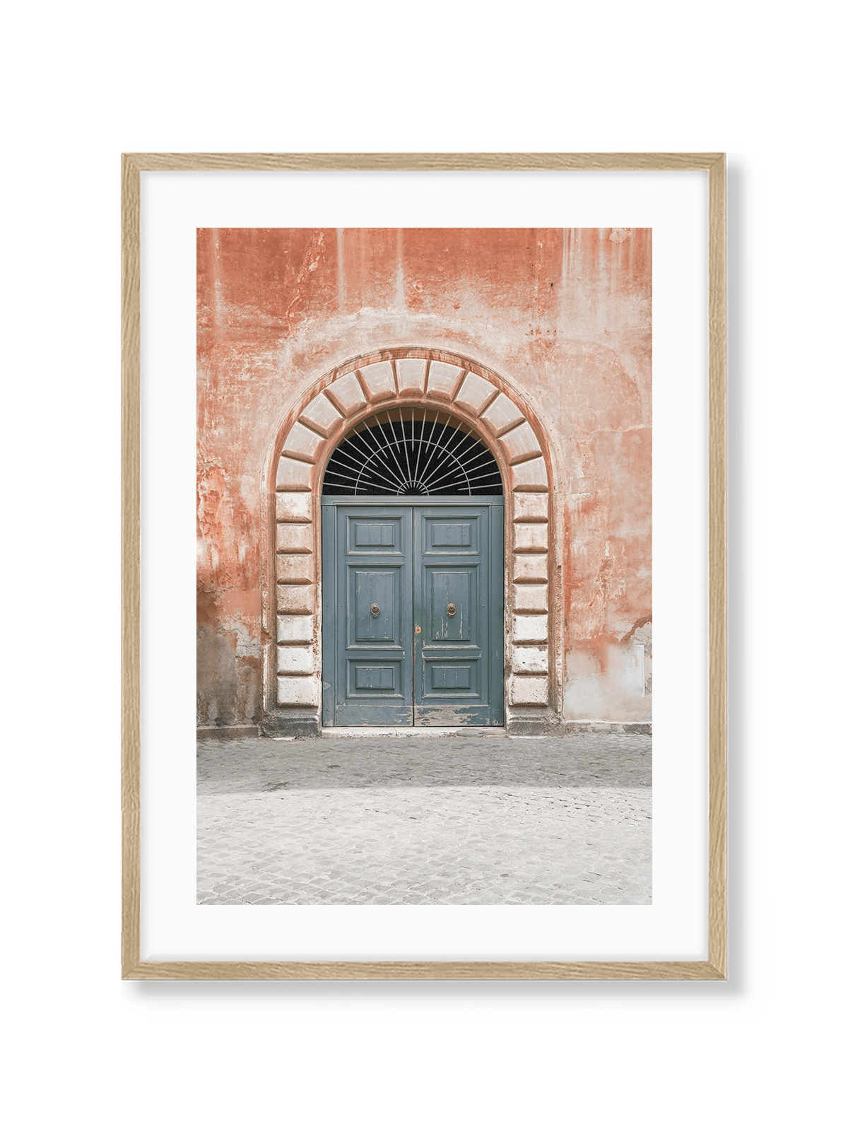 Blue Door in Rome - Lámina de Henrike Schenk - Decora tu casa en Nomadart