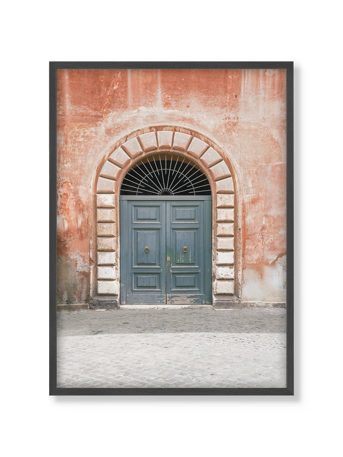 Blue Door in Rome - Lámina de Henrike Schenk - Decora tu casa en Nomadart