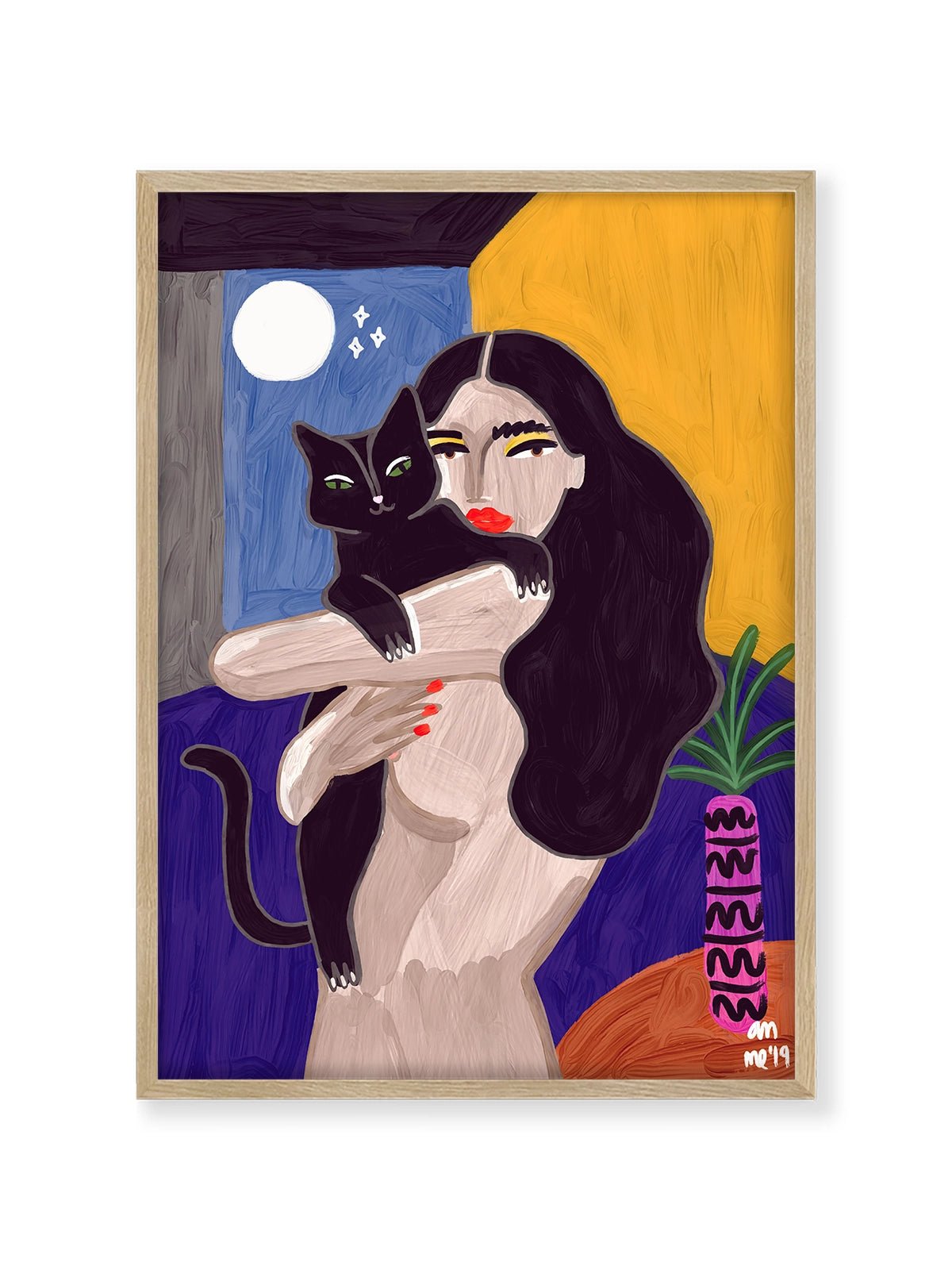 Cat Lover - Una Lámina de Ana Clerici - Decora tu casa en Nomadart