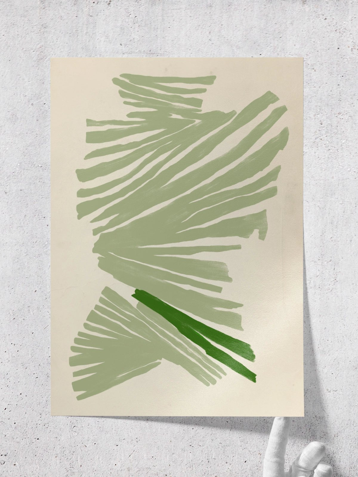 Just Green - Una Lámina de Sylvia Takken - Decora tu casa en Nomadart