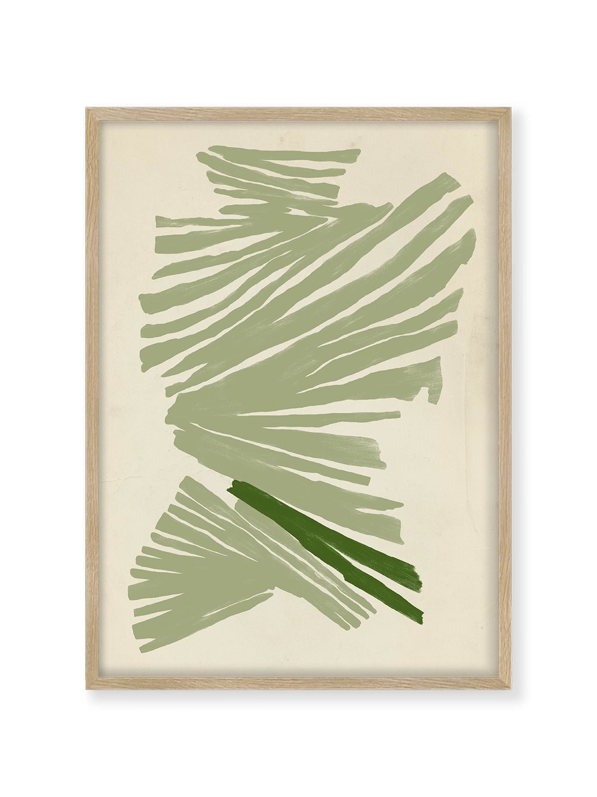 Just Green - Una Lámina de Sylvia Takken - Decora tu casa en Nomadart