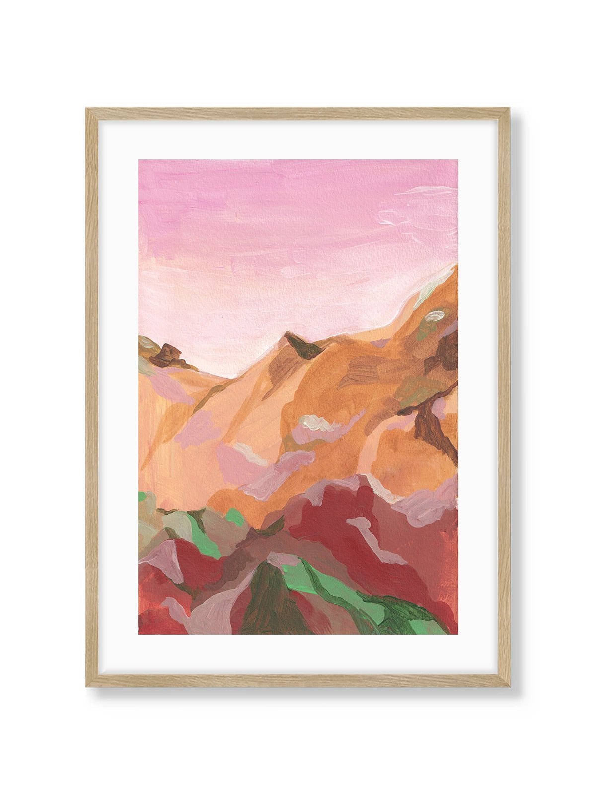 Pink Sunset II - Una Lámina de Alice Kwan - Decora tu casa en Nomadart