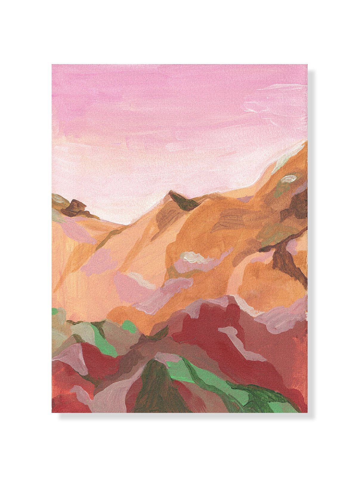 Pink Sunset II - Una Lámina de Alice Kwan - Decora tu casa en Nomadart