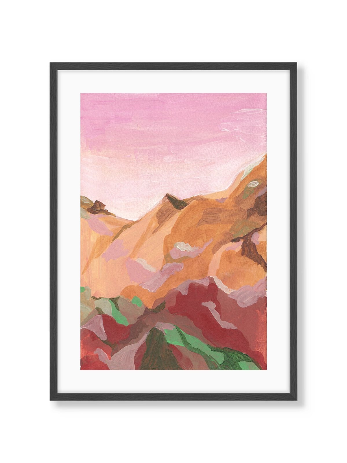 Pink Sunset II - Una Lámina de Alice Kwan - Decora tu casa en Nomadart