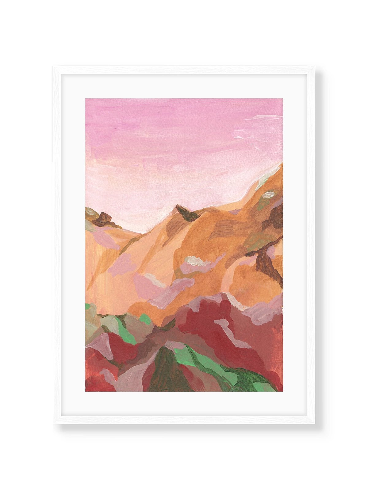 Pink Sunset II - Una Lámina de Alice Kwan - Decora tu casa en Nomadart