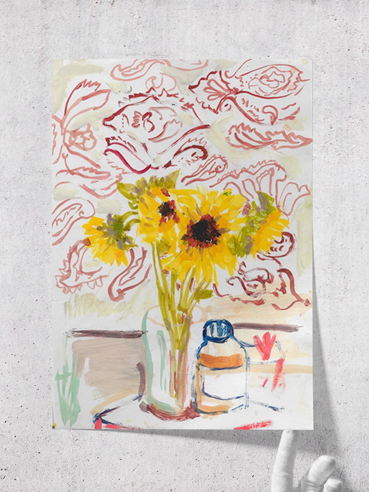 Sunflowers - Una Lámina de Miki Lowe - Decora tu casa en Nomadart