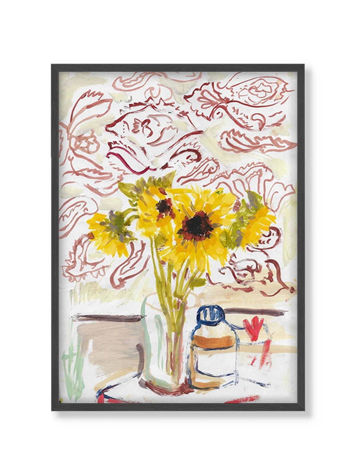 Sunflowers - Una Lámina de Miki Lowe - Decora tu casa en Nomadart