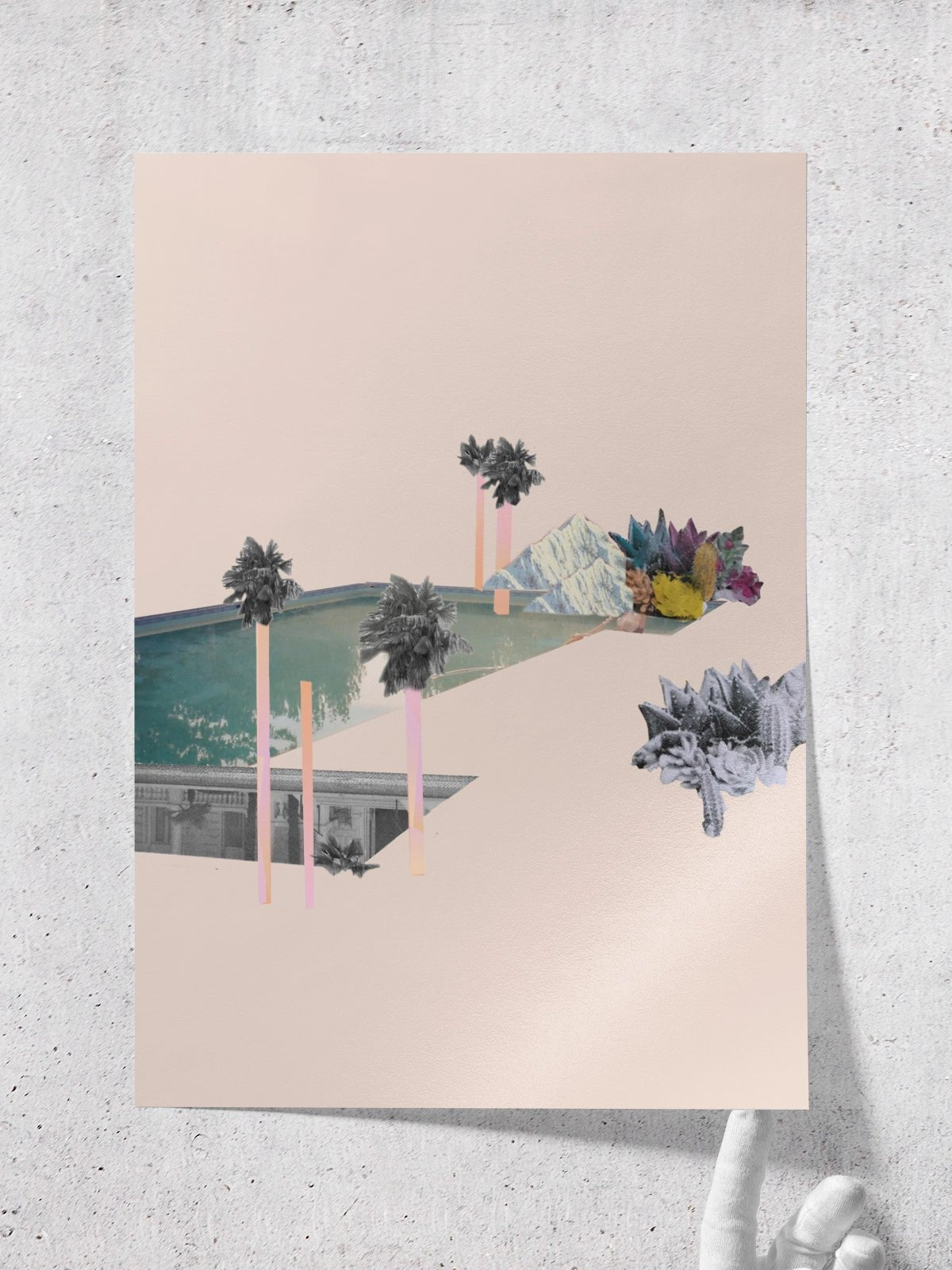 Swimming Pool - Una Lámina de Miki Lowe - Decora tu casa en Nomadart