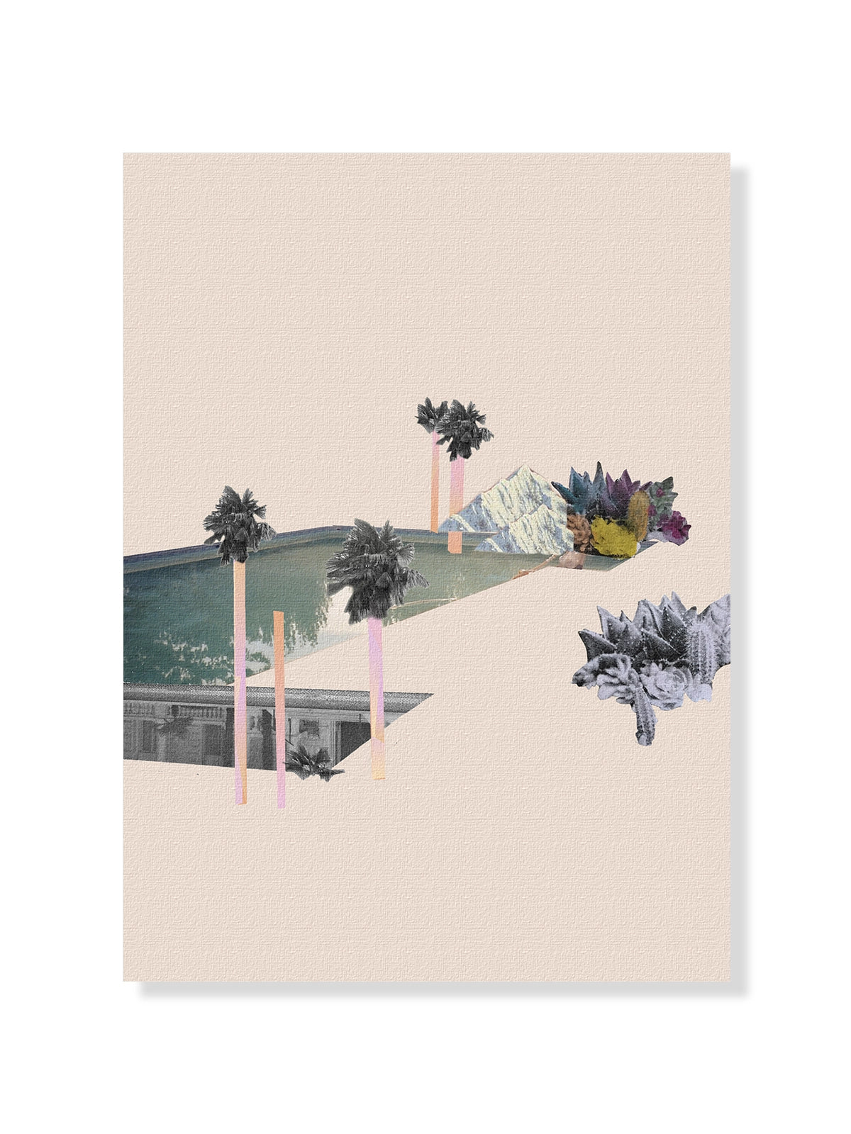 Swimming Pool - Una Lámina de Miki Lowe - Decora tu casa en Nomadart